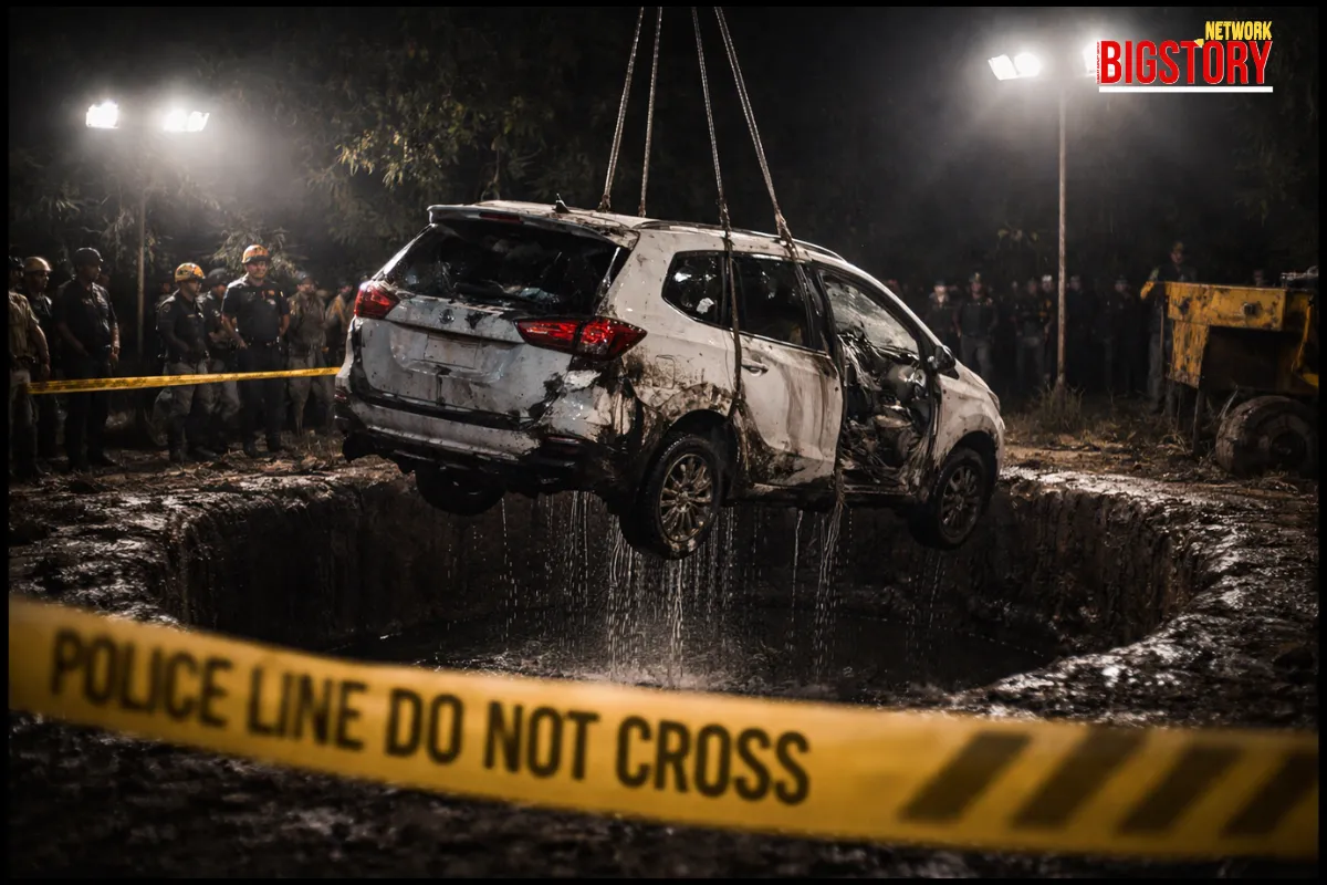 Midnight Horror in Nashik: 9 of a Family, Including 6 Children, Killed After Car Plunges Into a Well