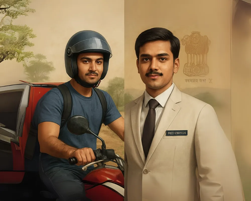 From Delivery Boy to Deputy Collector